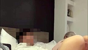 Skinny tinder slut rides and deepthroats cock nonstop swallowing cum