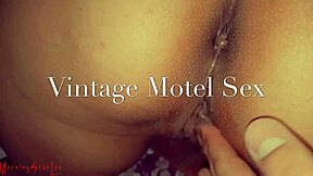 Brunette pickup teen blows big cock then gets doggystyle pounded in motel