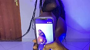 brazilian ebony friend's wife moaned on my cock after photoshoot part 1