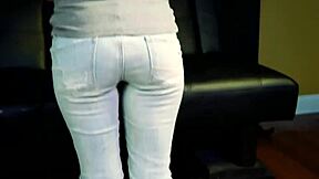 Petite Brunette Coed Sabrina's Wet Pussy Doggystyle Cum Facial