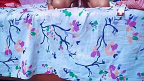 This young indian college couple films their first hardcore creampie fuck