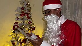 hey santa claus fulfill my fantasy to fuck hard on christmas eve cum inside happy holidays