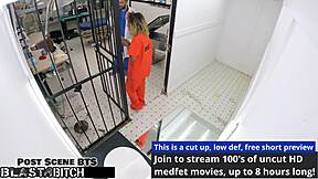 Doctor choke Kalani Luana's belly with cum backstage?