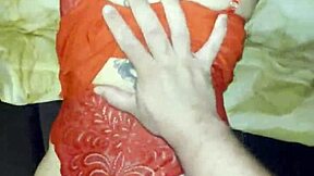 blonde stepmommy in lingerie begs stepson fuck her wet pussy on big dick