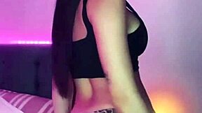 18yo slut films tight pussy masturbation for cuckold hubby outdoors!