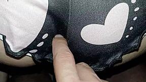 Perverted Stepsister Begs for Hot Cumshot on Her Ass