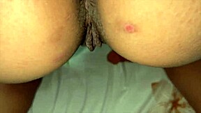 Desi bhabhi's juicy pussy stretched by plumber's monster. Thick pipe missionary rough creampie indian homemade.