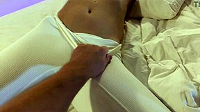 Cute virgin unlocks tight pussy on new iPhone 17 camera