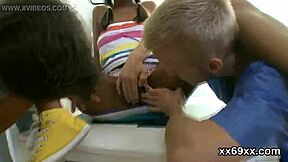 Doctor helps guy examine and ride virgin cutie's hymen in hospital