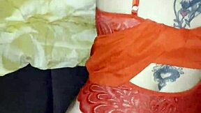 blonde stepmommy in lingerie begs stepson fuck her wet pussy on big dick