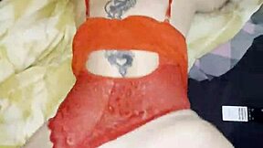 blonde stepmommy in lingerie begs stepson fuck her wet pussy on big dick