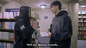 did he really pound petite librarian doggy rough till she moans?