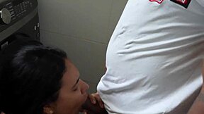 i fuck stepsis tight pussy in laundry again panties aside dirty talk 😈👙💦 part 2!