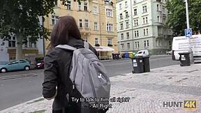 i couldn't resist paying this hot tourist for stranger sex fun