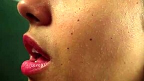 Latina freak orgasms hard stuffing monster vibrator in tight hairy pussy