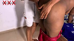 House boy pounds big ass naked student doggy hard