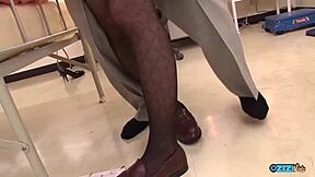 young slut's tight cunt drilled balls deep by old lucky guy