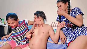 Wow! Uttaran20 Sisty Sexmst Superhot Threesome Group Fuck!