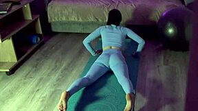 Skinny Yoga Slut's Huge Gaping Ass Takes First Time Fisting and Dildo Pound!