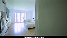 step sister autumn belle rides cock after masturbating to orgasm pov