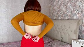 velma catches me spying then punishes my cock with her tits and wild ride till facial cumshot ughh