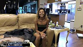 Doctor choke Kalani Luana's belly with cum backstage?