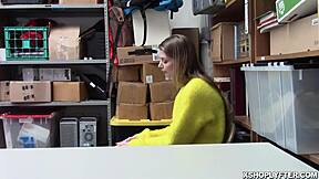 my big tits rammed spreadeagle on desk