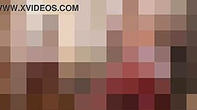 Quick upskirt peek reveals her tiny panties