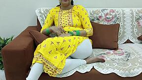 Indian stepmom, chudwa mujhe! Step son dirty talk love.