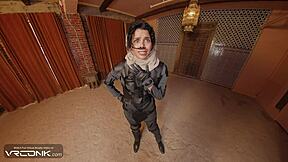 Chani's heart races riding Atreides' huge cock in Dune uniform cosplay