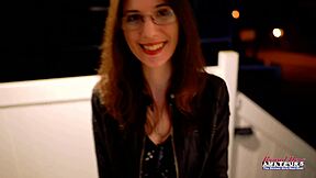 inked nerdy hazel o'connor teases suckin my cock glasses on... deepthroat pov petite brunette milf rimjob toys 😵🍆