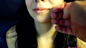 BRUNETTE COED SABRINA FUCKED DOGGY SWALLOWS MASSIVE CUMSHOT