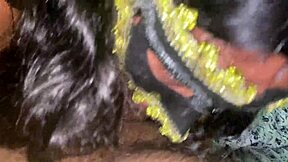 Petite Latina Deepthroats Neighbor's Cock All Night Long