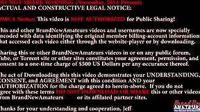 BRUNETTE COED SABRINA FUCKED DOGGY SWALLOWS MASSIVE CUMSHOT