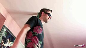 innocent blonde wife big tits ass cheats with huge cock pickup boy