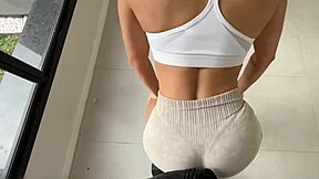 hey delivery guy check my perfect ass seduction in lingerie