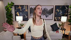 anna claire clouds gives austin pierce the blackmail blowjob he demands