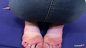 fit light brown teen fucked raw no condom then foot cumshots 🦵💦🍆🔥