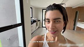 hey delivery guy check my perfect ass seduction in lingerie