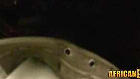 Ebony big ass teen drilled post-perfect blowjob