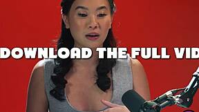 Big ass Asian Kimmy Kimm masturbates her tight pussy hard