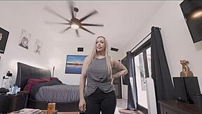 My Friend's Hot Mom Lory Lace Loves Almost Getting Caught Creampie Fucked