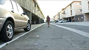 Lynn love acts silly as submissive sex slave