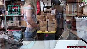 wanna see this busty babe facefucked hard by older officer?