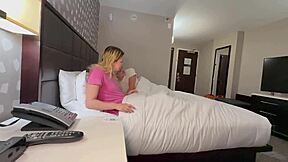 18yo college teen adaline star shares room... pervy stepbro dez fucks her huge tits?? 😩🍑