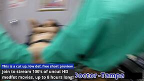 Dr Tampa treats Brookly Rossi's shaved pussy deviance