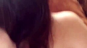 horny teen bends over for mobile blowjob then doggystyle pounding