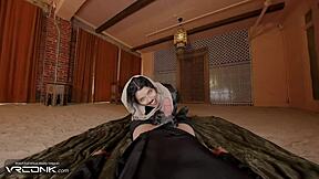 Chani's heart races riding Atreides' huge cock in Dune uniform cosplay