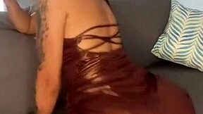 Hotwife flaunts big tits and tight pussy for strangers outdoors