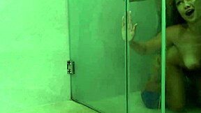 shower sex turns hardcore with milf mommy deepthroat doggystyle missionary?